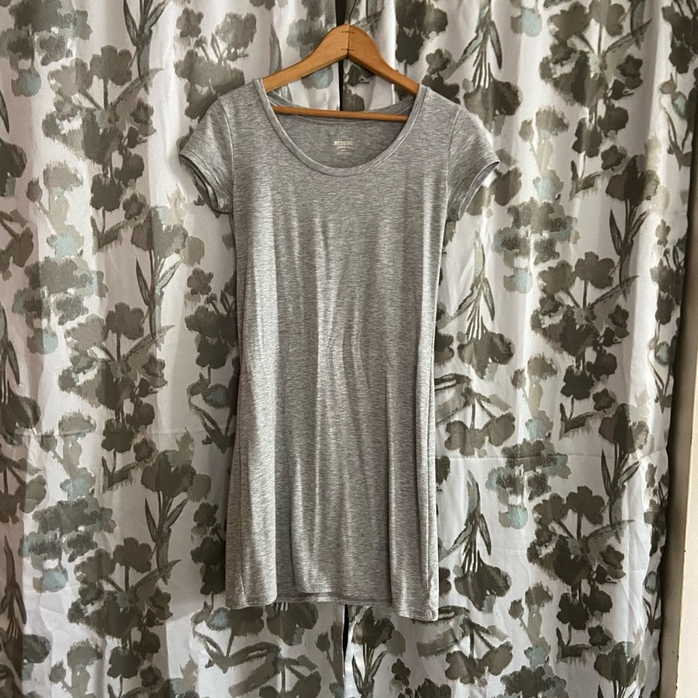 Gray t shirt dress